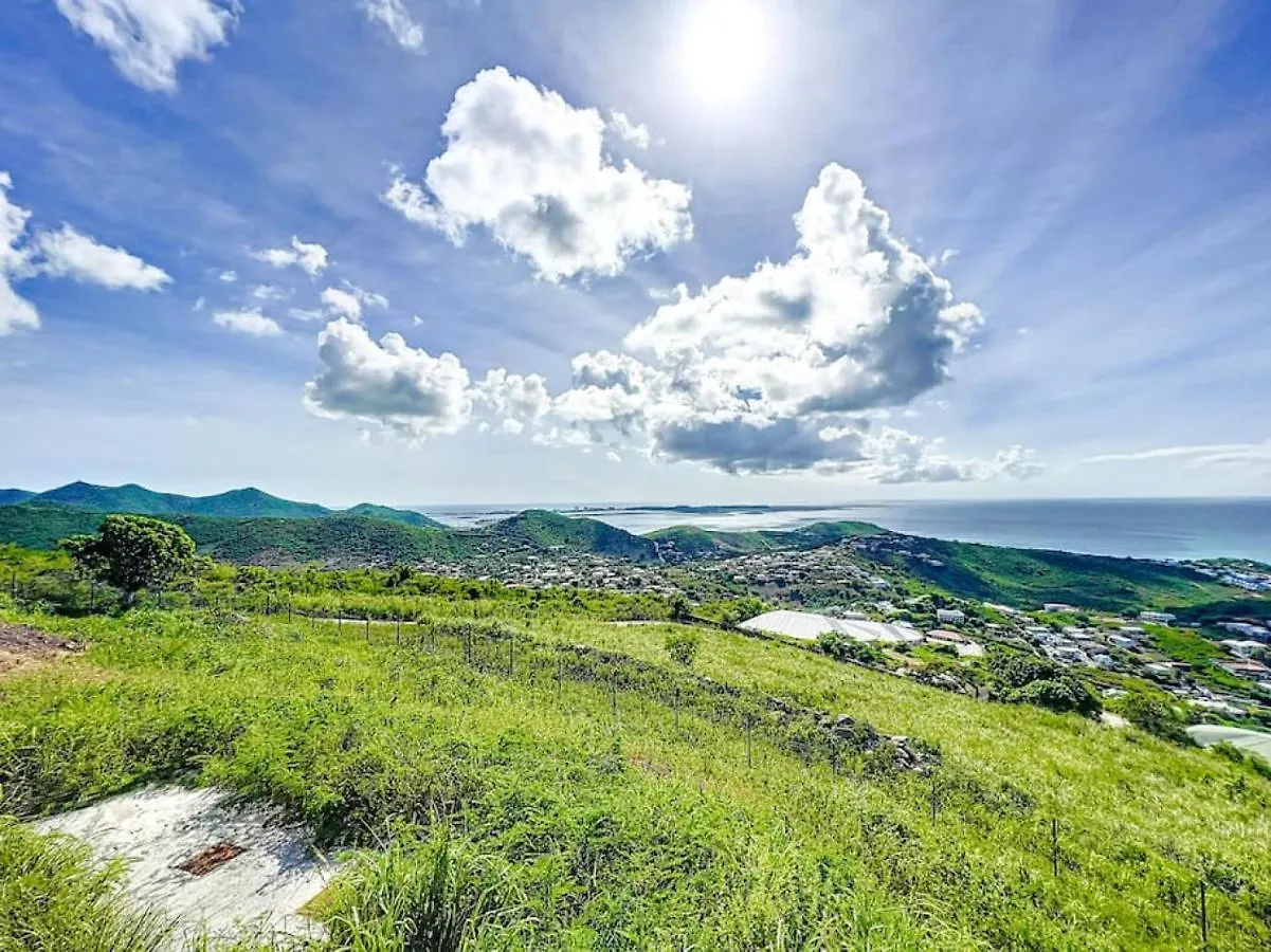 Villa Grand Horizon With Extraordinary 180 Degree Sea View Colombier سان مارتن