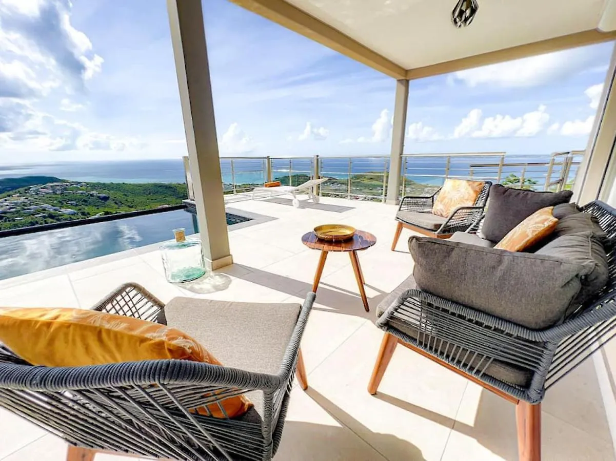 Villa Grand Horizon With Extraordinary 180 Degree Sea View Colombier 0*,  سان مارتن